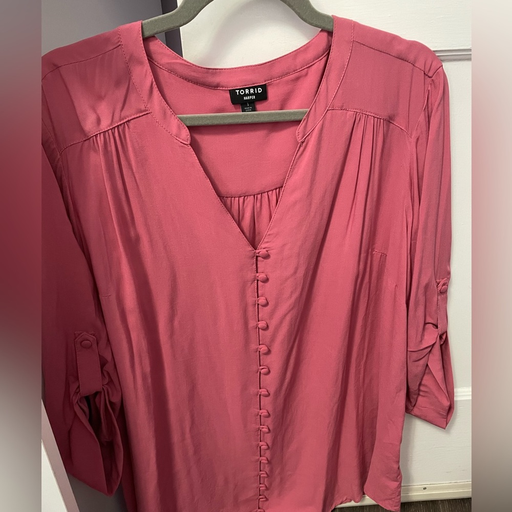 Torrid pink blouse